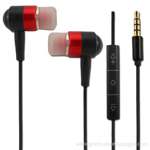 High Quality Sound Wired Earphones with Volume Control